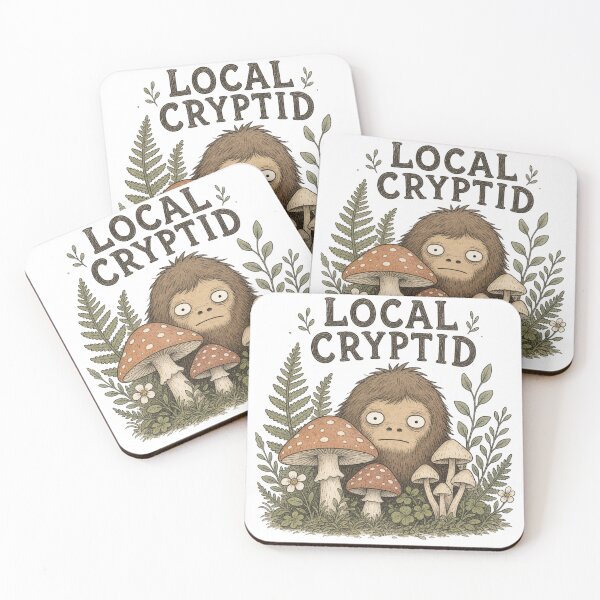 Item preview, Local Cryptid | Funny Bigfoot Sasquatch Design | Cottagecore Forest Creature designed and sold by Fernhaven.