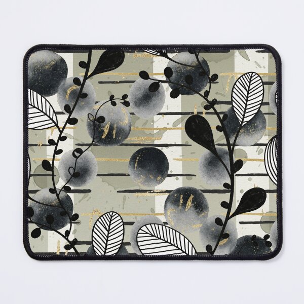 Item preview, Sage Contrast Watercolor & Ink Pattern designed and sold by wissal.studio.