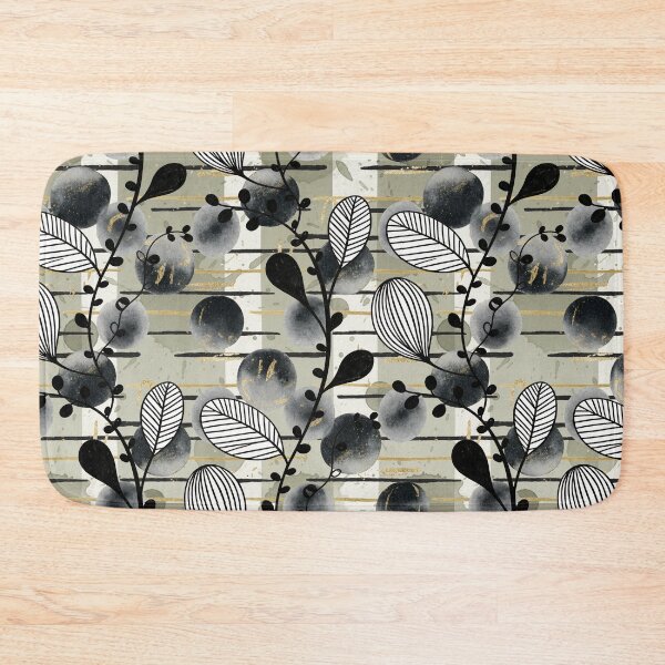 Item preview, Sage Contrast Watercolor & Ink Pattern designed and sold by wissal.studio.