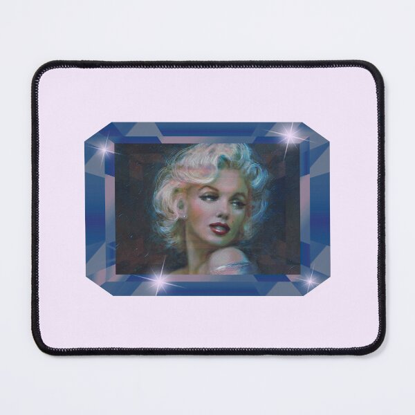 Item preview, Glamorous Marilyn (Blue on Lt. Pink) designed and sold by PawsitiveMum3.