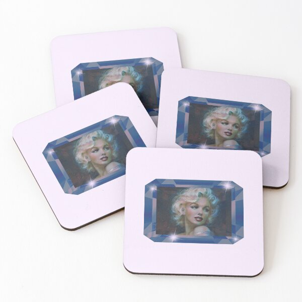 Item preview, Glamorous Marilyn (Blue on Lt. Pink) designed and sold by PawsitiveMum3.