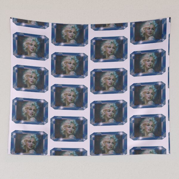 Item preview, Glamorous Marilyn (Blue on Lt. Pink) designed and sold by PawsitiveMum3.