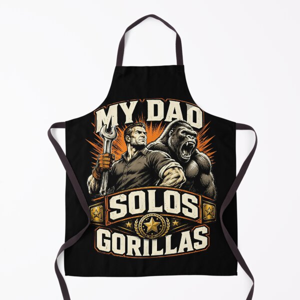 Item preview, My Dad Solos Gorillas Mechanic Humor designed and sold by Victor Shadehorn.