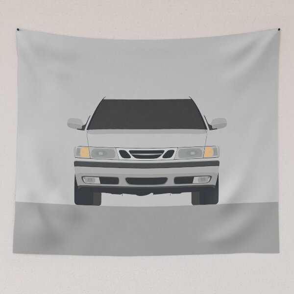 Item preview, Saab 9-3 - Vector drawing designed and sold by yohannlp.