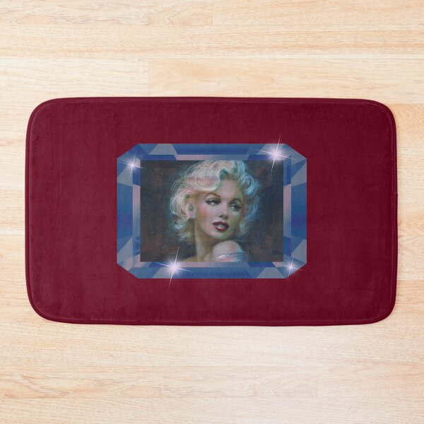 Item preview, Glamorous Marilyn (Blue on Burgundy) designed and sold by PawsitiveMum3.