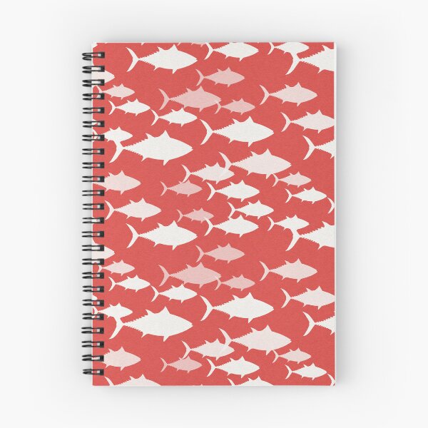 Item preview, Bluefin School – Offshore Red designed and sold by Melissa  MacMichael Art + Design.