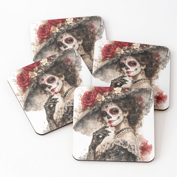 Item preview, Scarlet Whisper / La Catrina Collection designed and sold by ValentynaTyshenkoArt.