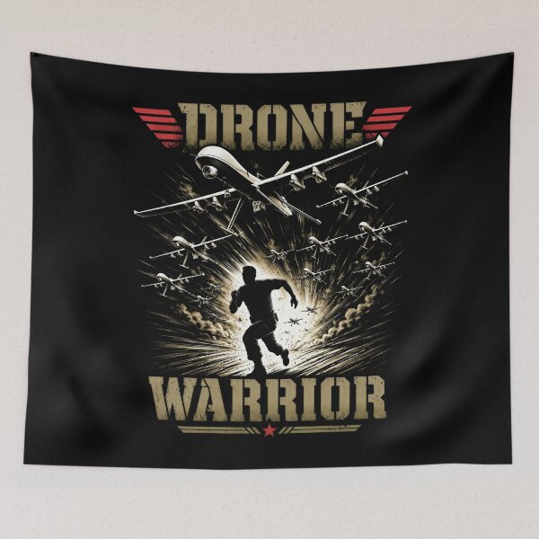 Item preview, Drone Warrior Tactical Survival designed and sold by Victor Shadehorn.