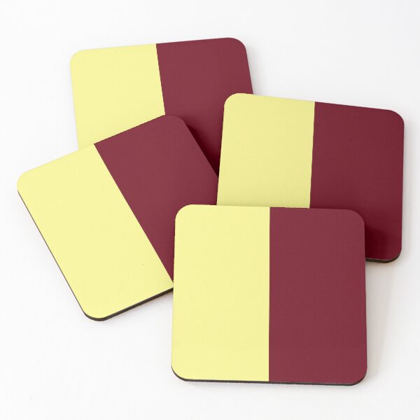 Item preview, Red and Yellow Vertical Split | Two Tone Color Block designed and sold by pluielegere.