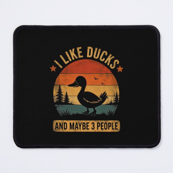 Item preview, I Like Ducks And Maybe 3 People Duck Lover Introvert Humor designed and sold by JonesFlora2025.