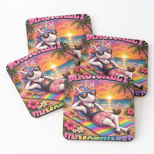 Item preview, Magically Unmotivated Funny Unicorn designed and sold by BagFactoryUK.