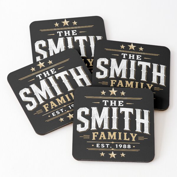 Item preview, Smith Est. 1988 Vintage Family Name Typography designed and sold by reanacreations.