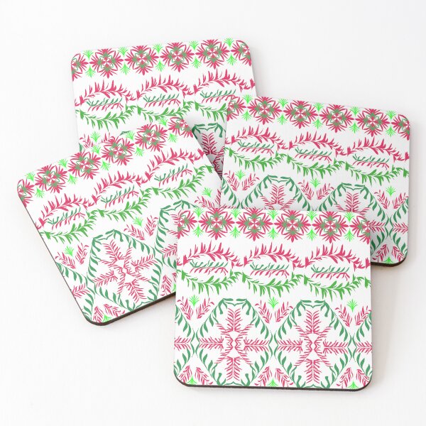 Item preview, Seamless Tropical Botanical Pattern with Pink and Green Floral Motifs designed and sold by Ei-Ei.