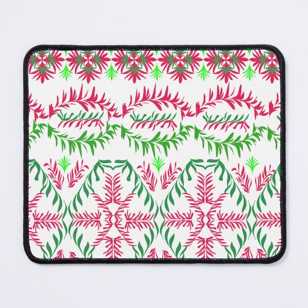 Item preview, Seamless Tropical Botanical Pattern with Pink and Green Floral Motifs designed and sold by Ei-Ei.