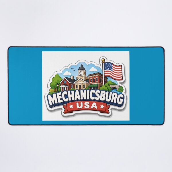 Item preview, Skyline Label Text MECHANICSBURG USA ?? designed and sold by PaintMeWorld.