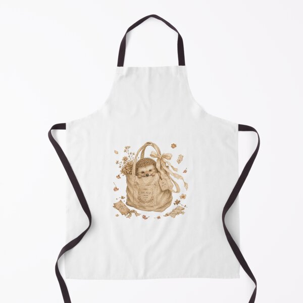 Item preview, Cute Hedgehog Canvas Tote Bag Coquette Cottagecore Aesthetic designed and sold by AQUILAKREO.