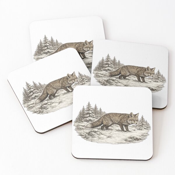 Item preview, Red Fox Listening for Prey designed and sold by KrungiT Design .