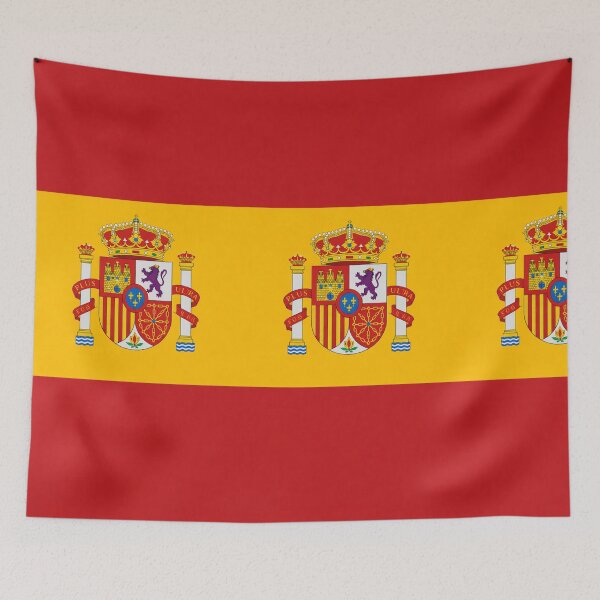 Item preview, Spain National Flag Design designed and sold by PastForward Art.