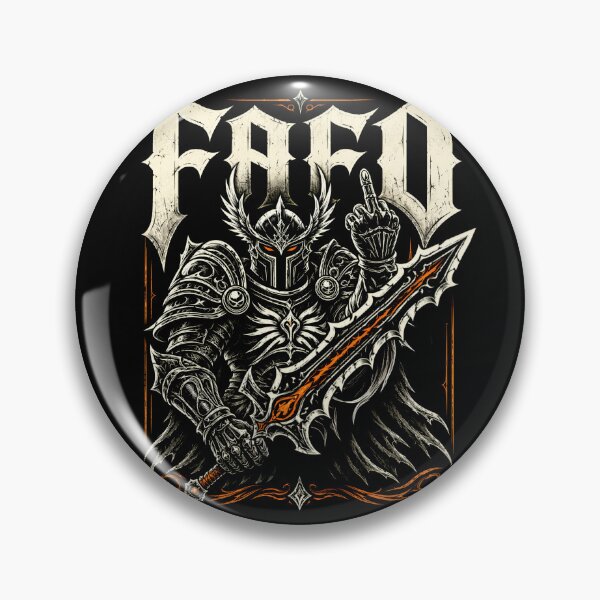 Item preview, FAFO Dark Knight Fantasy Attitude designed and sold by Victor Shadehorn.
