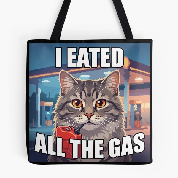 Item preview, I Eated The Gas Funny Gen Z Meme Bumper designed and sold by Uglyandcute.