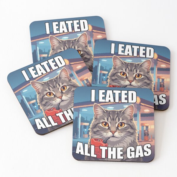 Item preview, I Eated The Gas Funny Gen Z Meme Bumper designed and sold by Uglyandcute.