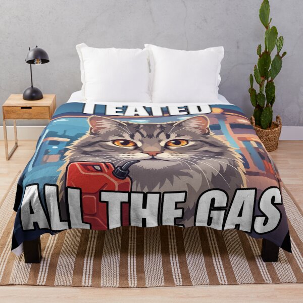 Item preview, I Eated The Gas Funny Gen Z Meme Bumper designed and sold by Uglyandcute.