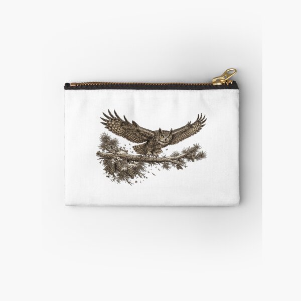 Item preview, Great Horned Owl Taking Flight designed and sold by KrungiT Design .