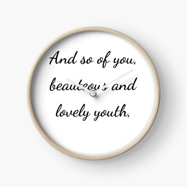 Item preview,    "And so of you, beauteous and lovely youth," - handwriting black designed and sold by ariksworld.