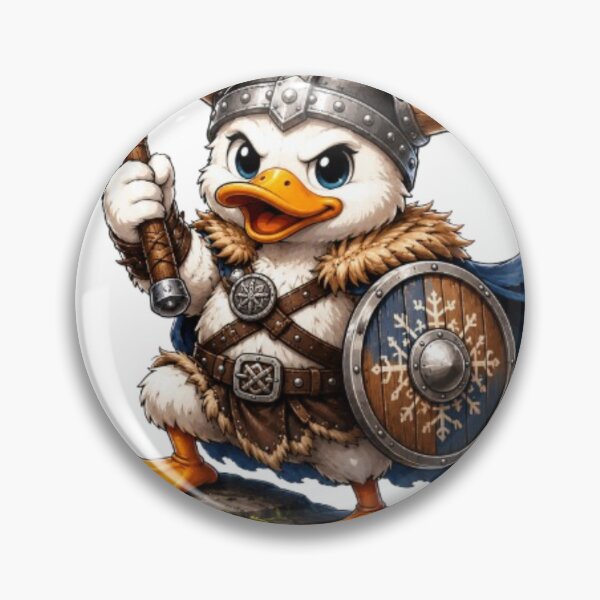 Item preview, Viking Duck Warrior designed and sold by Pond21.