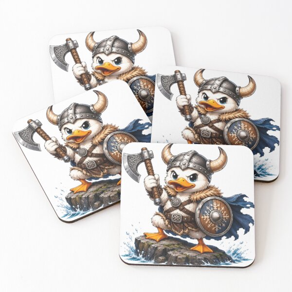 Item preview, Viking Duck Warrior designed and sold by Pond21.