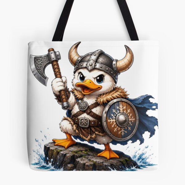 Item preview, Viking Duck Warrior designed and sold by Pond21.