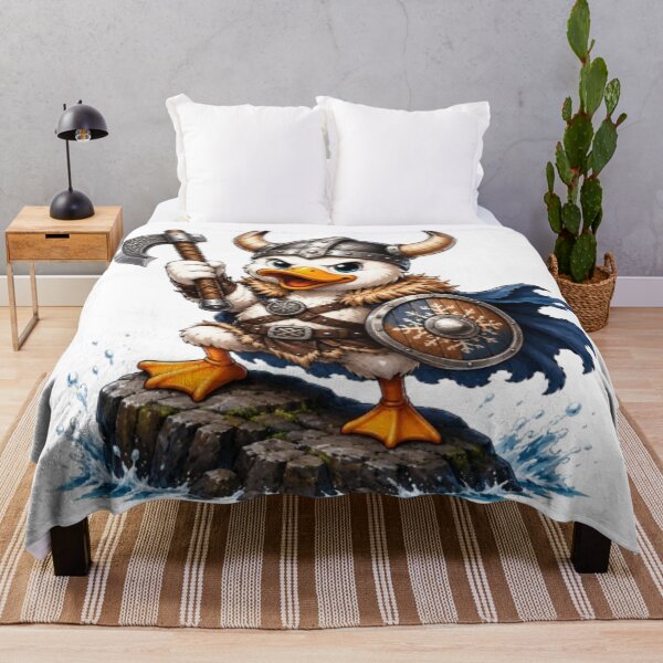 Item preview, Viking Duck Warrior designed and sold by Pond21.