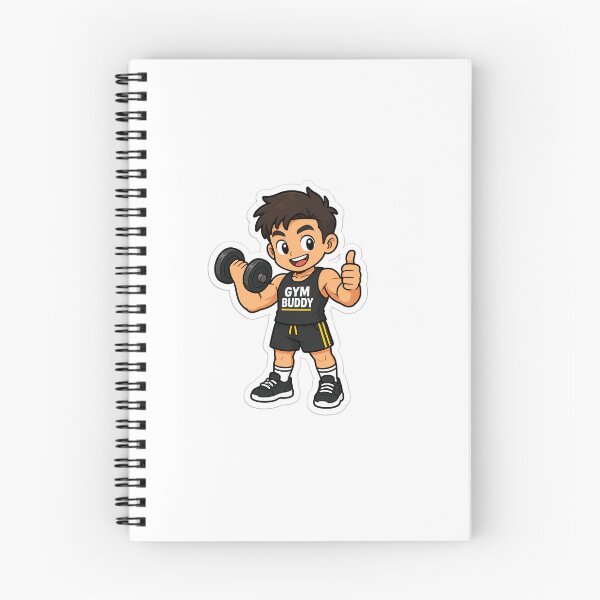Item preview, Gym Buddy Sticker designed and sold by bhavna2007.