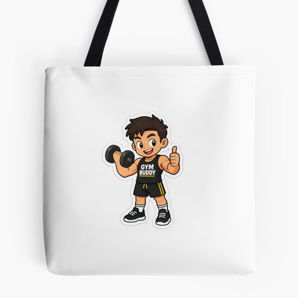 Item preview, Gym Buddy Sticker designed and sold by bhavna2007.