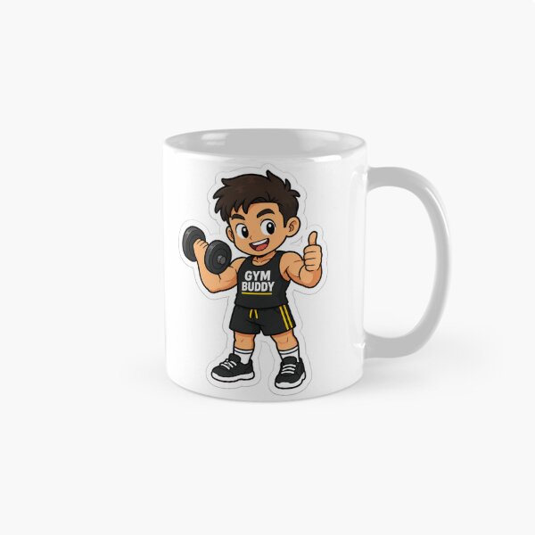 Item preview, Gym Buddy Sticker designed and sold by bhavna2007.