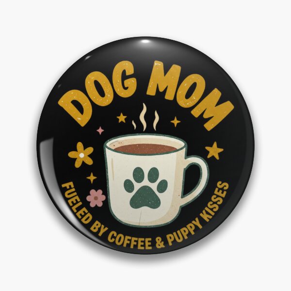 Item preview, DOG MOM FUELED BY COFFE & PUPPY KISSES designed and sold by Julartwear.