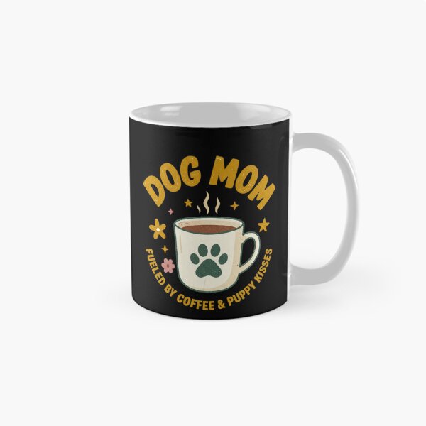 Item preview, DOG MOM FUELED BY COFFE & PUPPY KISSES designed and sold by Julartwear.