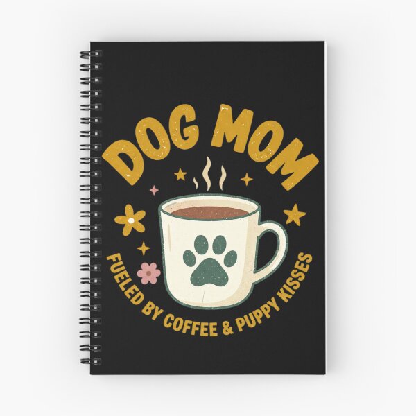 Item preview, DOG MOM FUELED BY COFFE & PUPPY KISSES designed and sold by Julartwear.