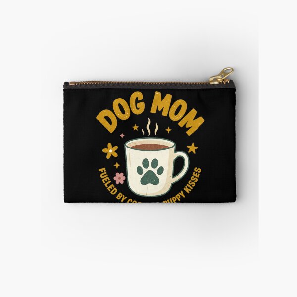 Item preview, DOG MOM FUELED BY COFFE & PUPPY KISSES designed and sold by Julartwear.