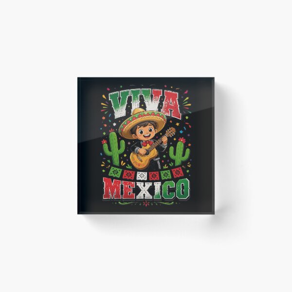 Item preview, Viva Mexico Boy Guitar Mexican Independence designed and sold by OlakunleOloroz.