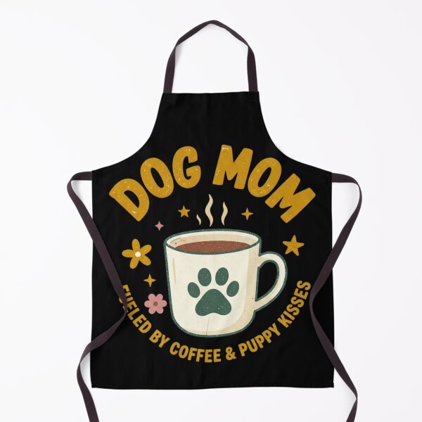 Item preview, DOG MOM FUELED BY COFFE & PUPPY KISSES designed and sold by Julartwear.