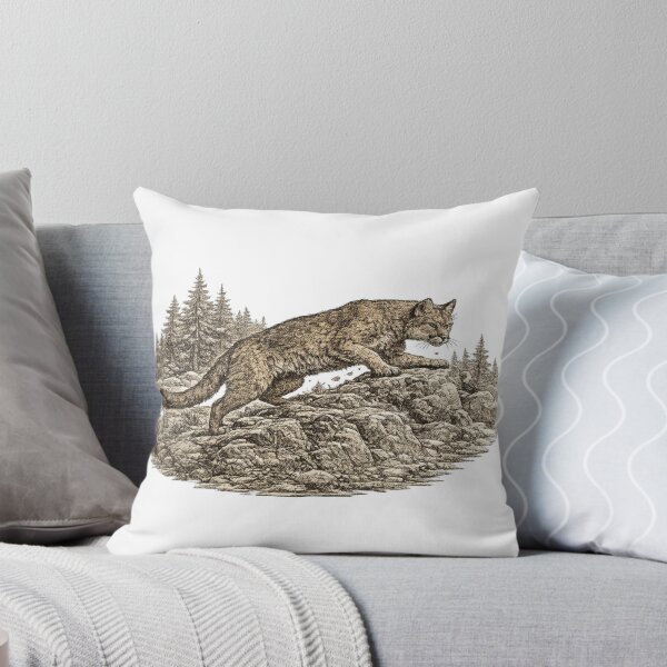 Item preview, Mountain Lion Climbing Rocks designed and sold by KrungiT Design .