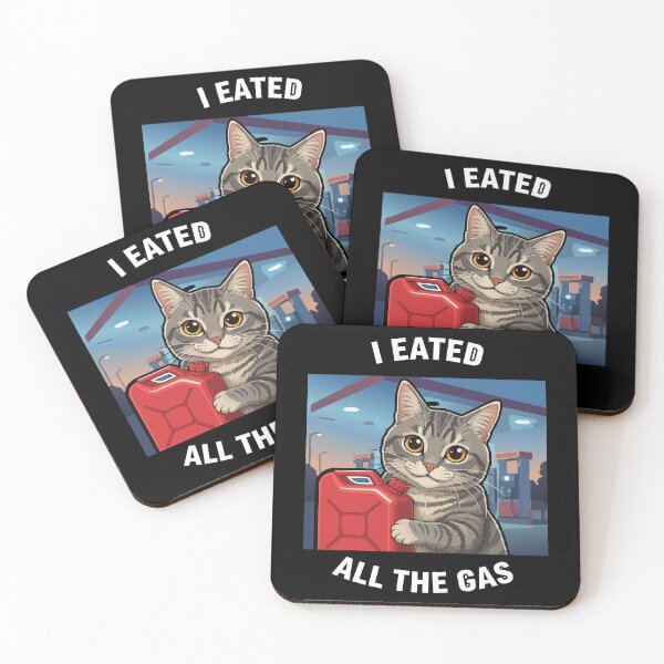 Item preview, i Eated The Gas Funny Gen Z Meme Bumper designed and sold by Uglyandcute.
