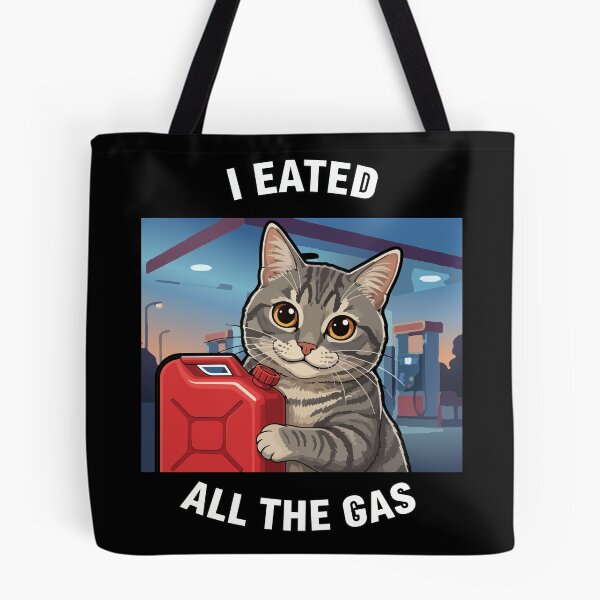 Item preview, i Eated The Gas Funny Gen Z Meme Bumper designed and sold by Uglyandcute.