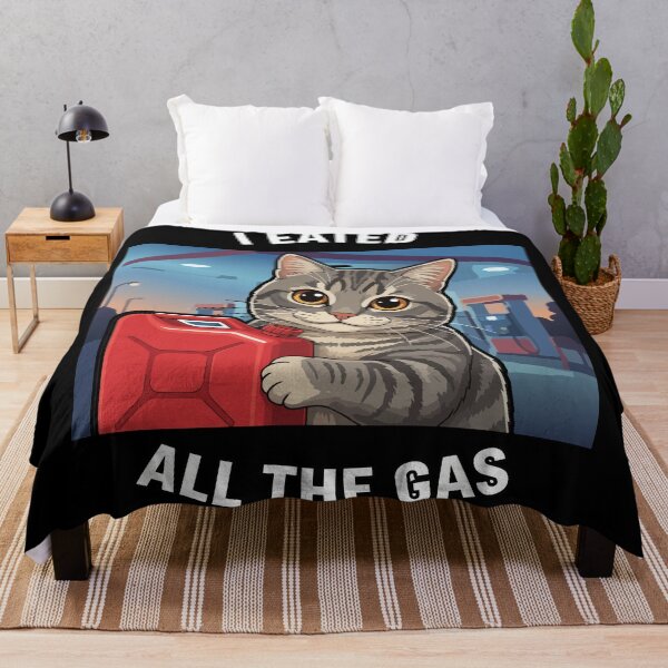 Item preview, i Eated The Gas Funny Gen Z Meme Bumper designed and sold by Uglyandcute.