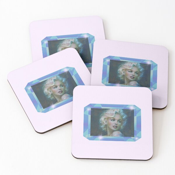 Item preview, Glamorous Marilyn (Aqua on Lt. Pink) designed and sold by PawsitiveMum3.