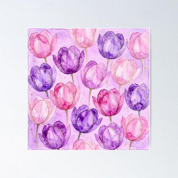 Item preview, Colorful Tulips Flowers designed and sold by GraphicsClub.