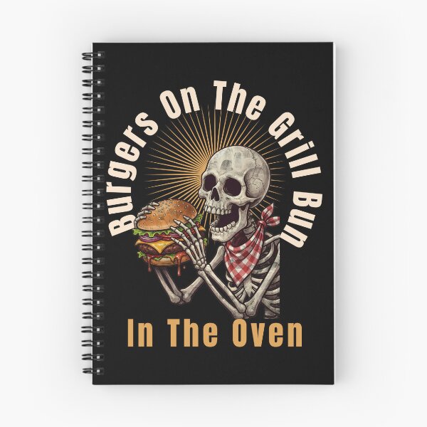 Item preview, Burgers On The Grill Bun In The Oven Skeleton designed and sold by BumbleBloom7.