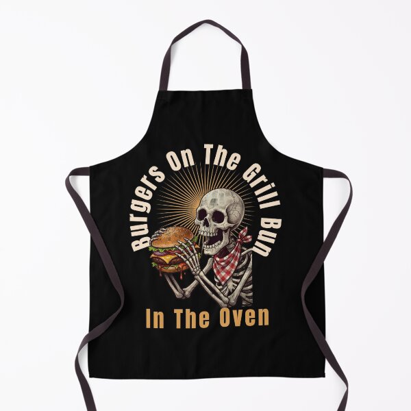 Item preview, Burgers On The Grill Bun In The Oven Skeleton designed and sold by BumbleBloom7.