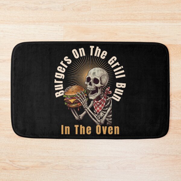 Item preview, Burgers On The Grill Bun In The Oven Skeleton designed and sold by BumbleBloom7.